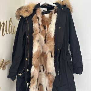 Trina Turk winter coat with removable lining